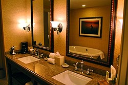Luxurious bath  at Hyatt Lost Pines Resort
